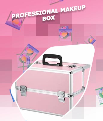 Big makeup box with lock