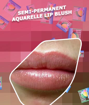 Lip tint permanent makeup