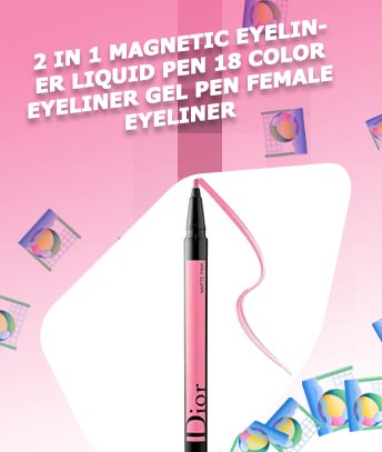 Liquid eyeliner pink