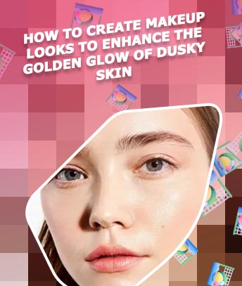 Natural dewy makeup look
