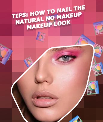 Natural pink makeup