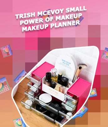 Round makeup box